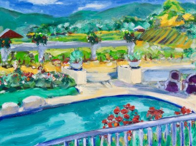 Bakgård, Napa, 2019 av Richard Fox