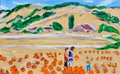 Velge et gresskar, Nicasio, 2018 av Richard Fox