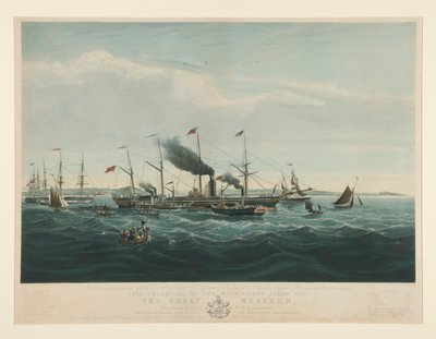 Til minne om etableringen av Steam Navigation mellom Storbritannia og Amerika av Richard Gilson Reeve