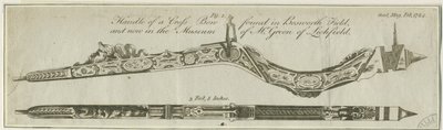 Lichfield - Handle of Crossbow: gravering, og [c 1784] (trykk) av Richard Greene