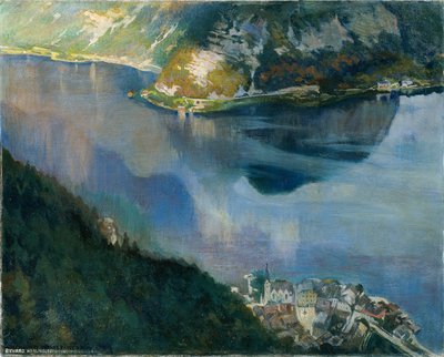 Hallstatt-sjøen av Richard Harlfinger
