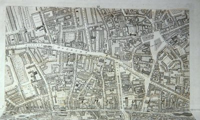 Plan of the City of London, publisert 1813 (gravering) (se 247354-247357) av Richard Horwood