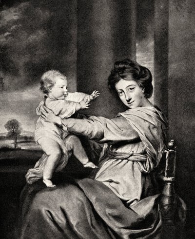 Caroline, hertuginne av Marlborough og datter, 1900-tallet av Richard Houston