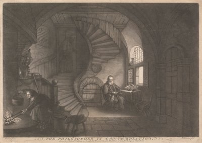 Filosofen i kontemplasjon av Richard Houston