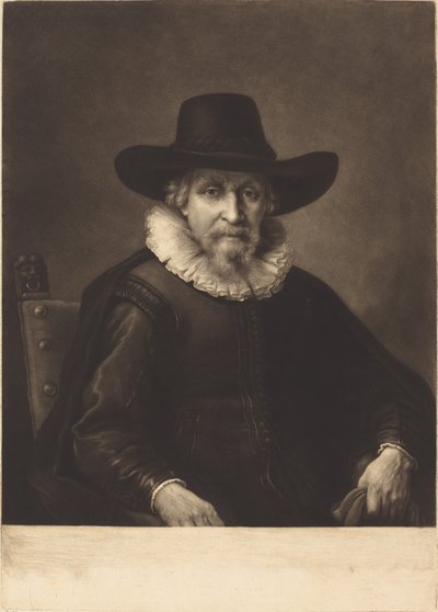 Borgmesteren av Richard Houston after Rembrandt van Rijn