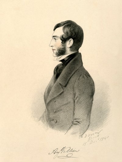 August Villiers, 1841. av Richard James Lane