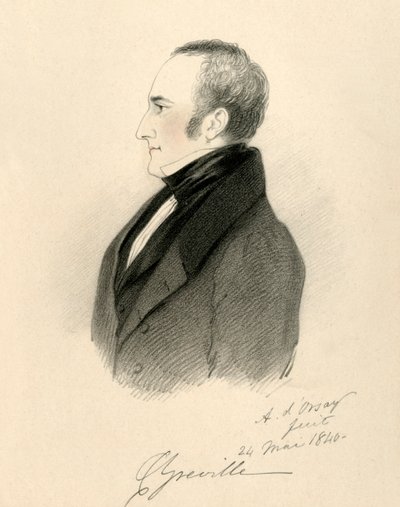 Charles Greville, 1840. av Richard James Lane