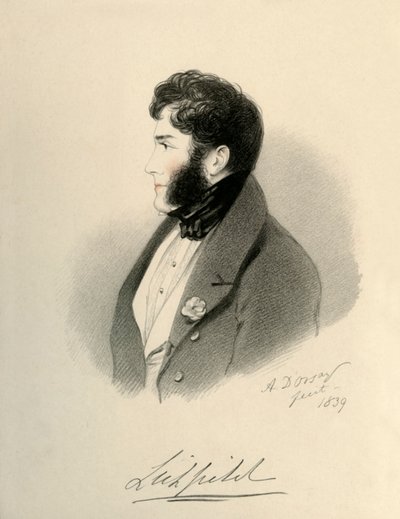 Jarl av Lichfield, 1839. av Richard James Lane