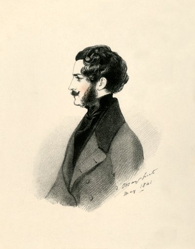 Edmund St John Mildmay, 1841. av Richard James Lane