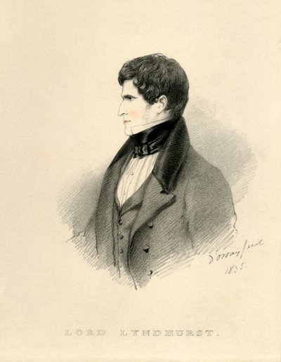 Lord Lyndhurst, 1835. av Richard James Lane