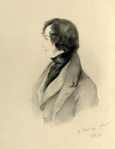 Høyre ærede Benjamin Disraeli MP, 1834. av Richard James Lane