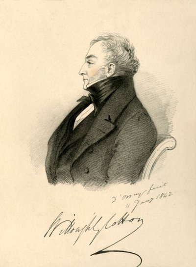 Sir Willoughby Cotton, 1842. av Richard James Lane