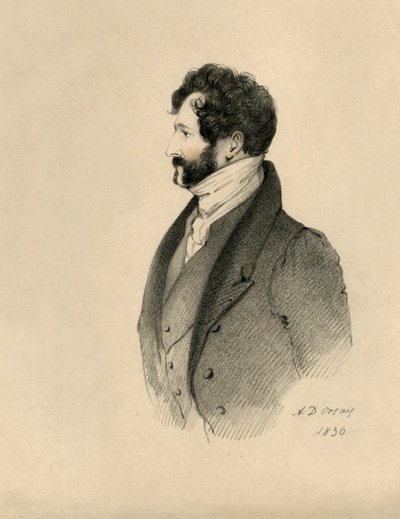 Den ærede Lincoln Stanhope, 1836. av Richard James Lane
