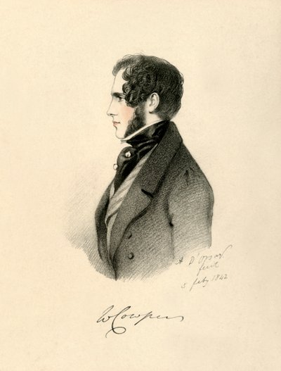 William Cowper, 1842. av Richard James Lane