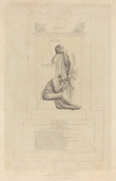 Monument til John Hudleston av Richard James Lane after John Flaxman