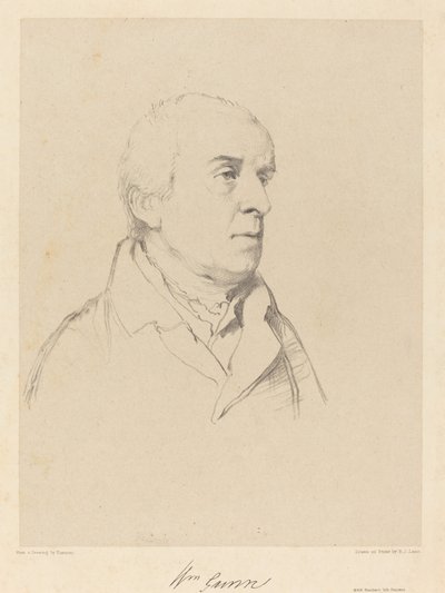 William Gunn av Richard James Lane after John Flaxman