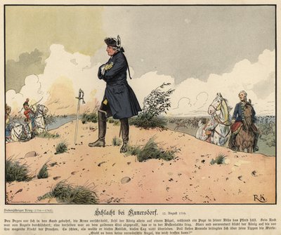 Slaget ved Kunersdorf av Richard Knoetel