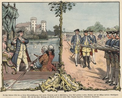 Kronprins Frederick av Preussen ved Rheinsberg og Neuruppin av Richard Knoetel