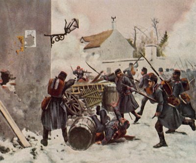 Württemberg-familien i Champigny, 2. desember 1870 (forbedret fargelito) av Richard Knotel