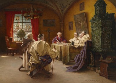 Kontor i klosteret av Richard Linderum