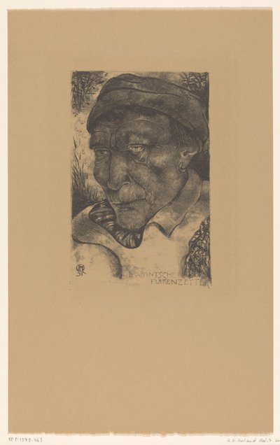 Brabant fiskefellesetter (original tittel på objekt) Brabant-typer (original serietittel) av Richard Nicolaüs Roland Holst