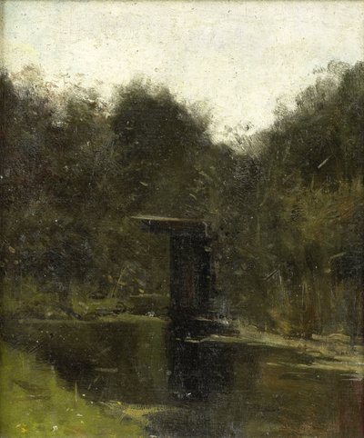 Hjørne av en dam ved Breukelen av Richard Nicolaüs Roland Holst