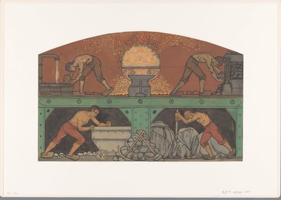 Design for maling i Berlage-messen: De Industrie av Richard Nicolaüs Roland Holst
