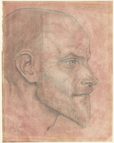 Portrett av Jack. Jongert, fra siden av Richard Nicolaüs Roland Holst