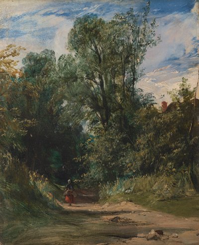 En skogkledd bane av Richard Parkes Bonington