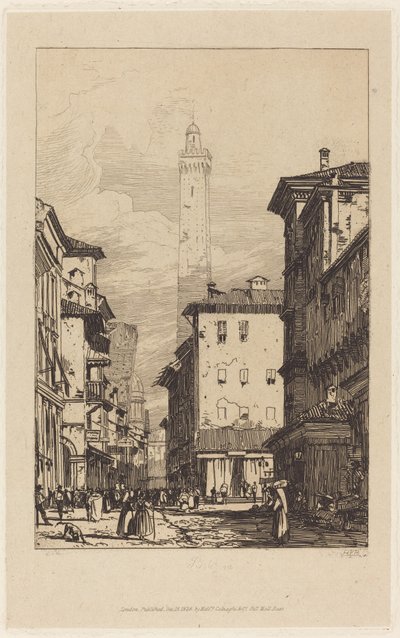 Bologna av Richard Parkes Bonington