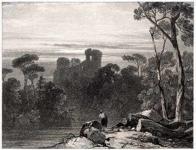 Bothwell Castle av Richard Parkes Bonington