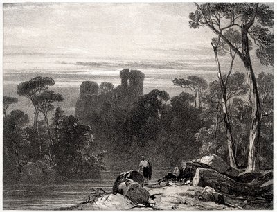 Bothwell Castle, 1826. av Richard Parkes Bonington