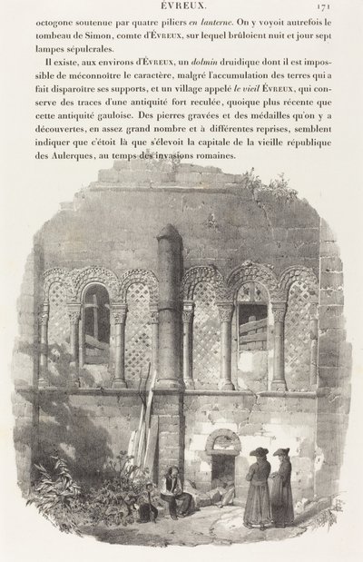 Saint-Taurin-kirken, Evreux av Richard Parkes Bonington