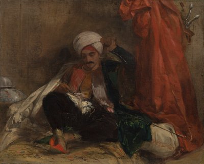 Sittende tyrker av Richard Parkes Bonington
