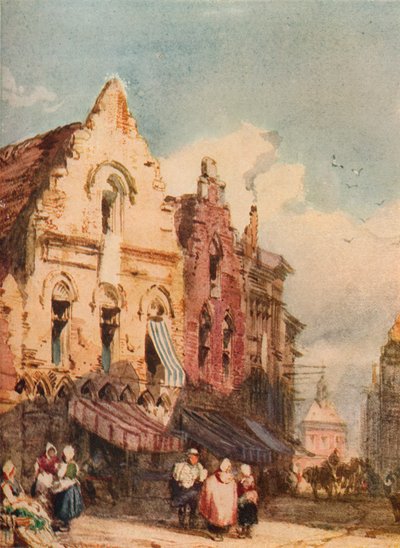 Gatescene, c1826, 1923 av Richard Parkes Bonington