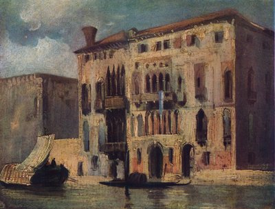 Utsikt over Canal Grande, 1800-tallet av Richard Parkes Bonington