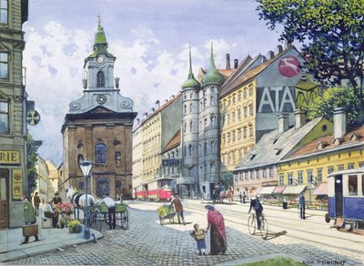 Skorsteinsfeierkirken, Wiedner Hauptstrasse, Wien av Richard Pokorny