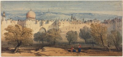 St. Stephens Gate, Jerusalem, ca. 1860. av Richard Principal Leitch