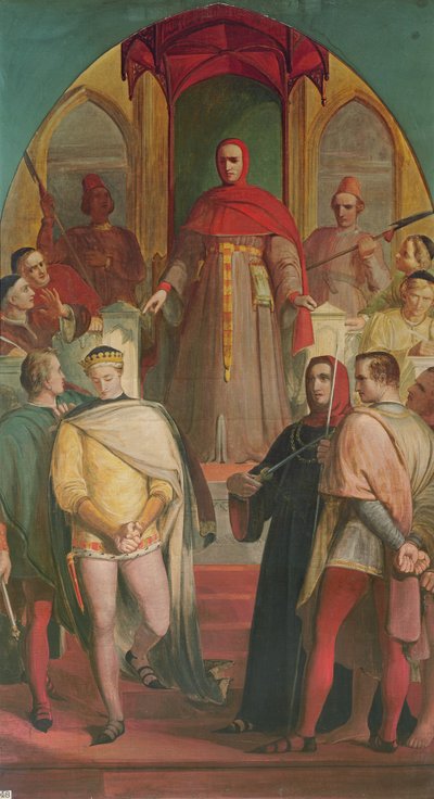 Prins Henrik (1387-1422) anerkjenner autoriteten til dommer Gascoigne (ca. 1350-1419) 1845 av Richard Redgrave