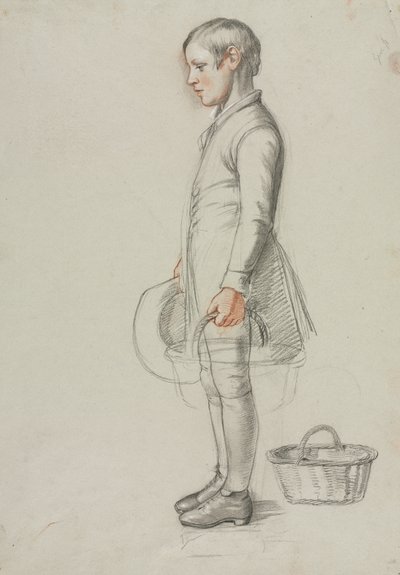 Studie for "Country Cousins" av Richard Redgrave