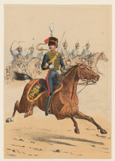 britisk militær Ni representasjoner av britiske militæruniformer (serietittel) av Richard Simkin