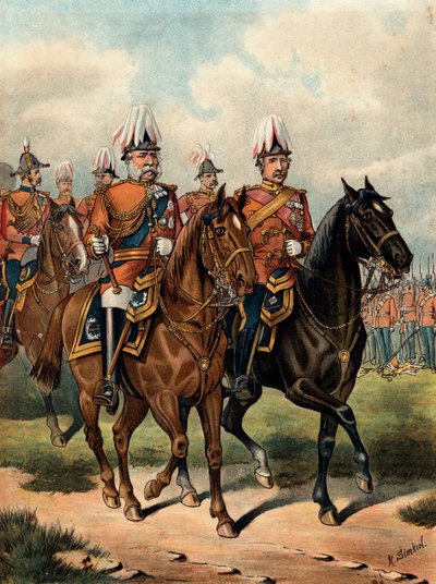 George William Frederick Charles, andre hertug av Cambridge, britisk soldat, c1885 av Richard Simkin
