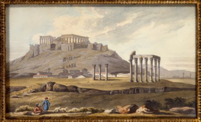 Templet til den olympiske Zevs og Akropolis av Richard Temple