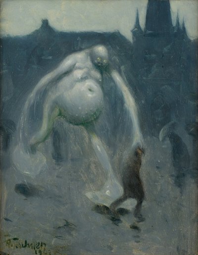 Regnvær, 1907. av Richard Teschner