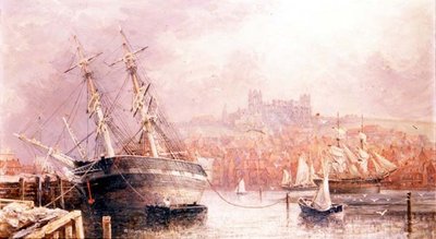 Whitby havn av Richard Weatherill