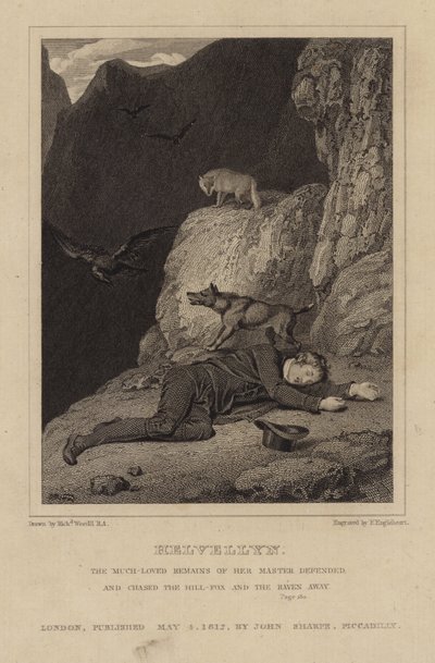 Charles Gough på Helvellyn av Richard Westall