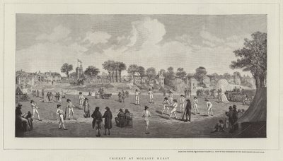Cricket på Moulsey Hurst av Richard Westall
