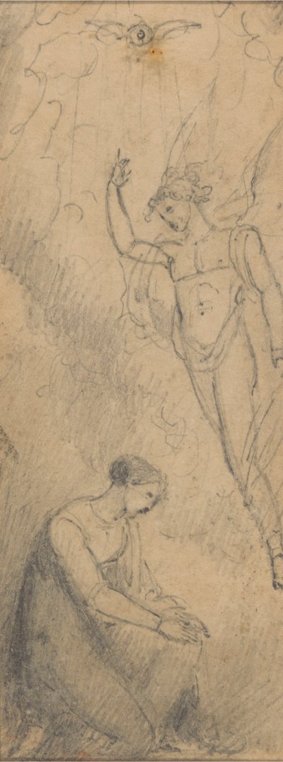 Bebudelsen (Luk 1:26) av Richard Westall