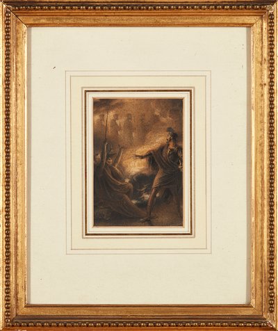 The Vision of the Descendants of Banquo (blekk og akvarell) av Richard Westall