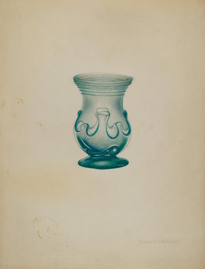 Vase i glass av Richard Whitaker
